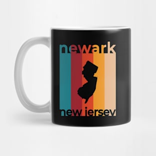 Newark New Jersey Retro Mug